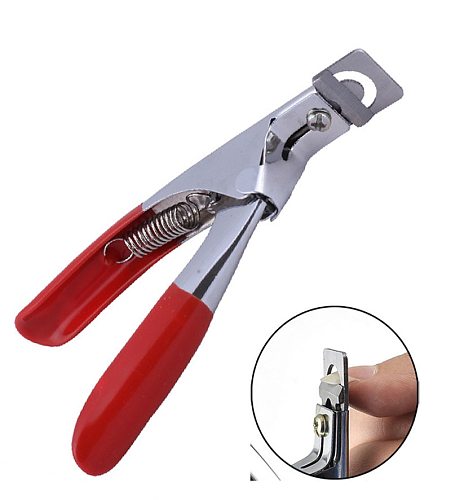 12.5cm Art Edge Cutter Nail Clipper Pedicure artificial Gel UV Acrylic Tip Manicure Tool Fake Trimmer Scissor