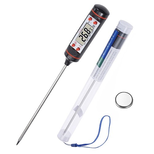 Kitchen Cooking Food Meat Probe Digital BBQ Thermometer -50 To 300'C Instant Read Oven Thermometer Tools Probe Thermometer