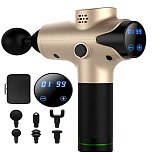 2020 LCD Display Massage Gun Deep Muscle Massager Muscle Pain Body Massage Exercising Relaxation Slimming Shaping Pain Relief