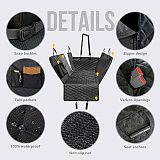 Waterproof Dog Car Seat Covers View Mesh Kids and Pet Cat Dog Carrier Backpack Mat For Pet Travel Seat Cover