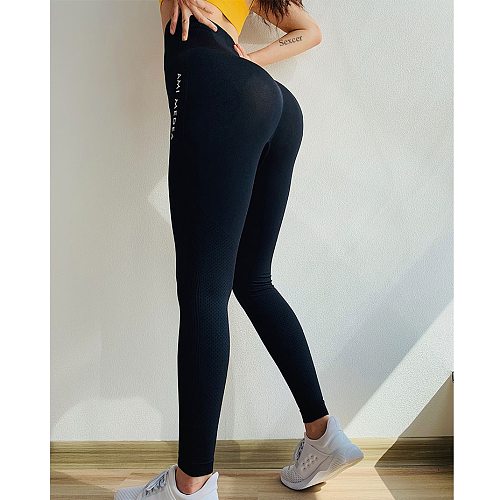 Fitness women seamless leggings high waist gym legging workout srunch butt sport leggings tummy control yoga pants booty pants
