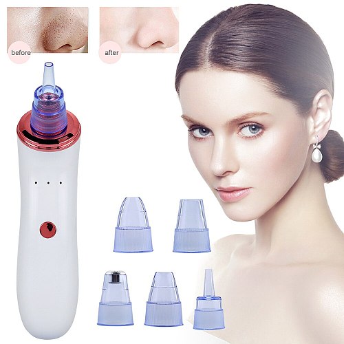 Blackhead Remover Vacuum Suction Pimple Acne Comedone Extractor Microdermabrasion Diamond Beauty Pores Cleaner Skin Care Tools