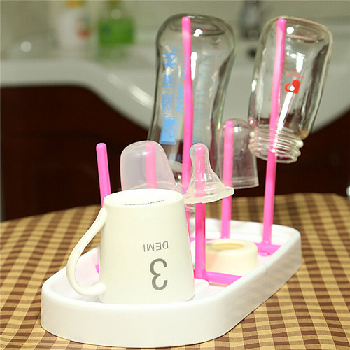 New Creative Cleaning Baby Bottle Hanger Shelf Detachable feeding Drying Racks for pacifier nipple cup holder Accessory