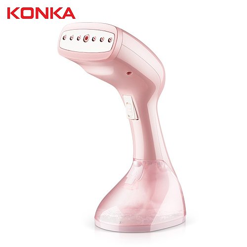 KONKA 250ml Handheld Fabric Steamer 10 Seconds Fast-Heat 1500W Powerful Garment Steamer for Home Travelling Portable Steam Iron