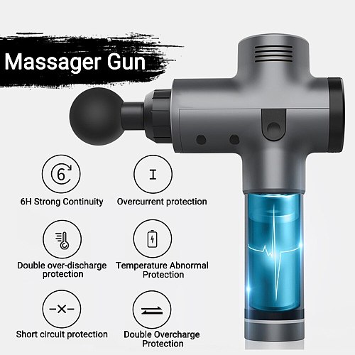 Tissue Muscle Massage Gun Therapy Massager Body Relaxation Vibrador Theragun Pain Relief Massager Machine