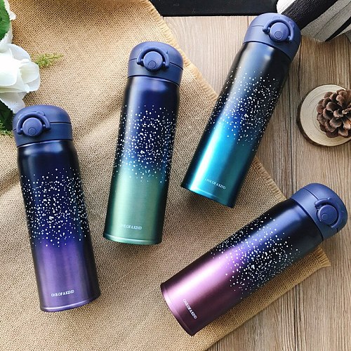 500ml New Double Insulation Cup Coffee Tea Milk Travel Cup Stainless Steel Convenient Car Mug Leak Proof Travel Thermo Cup Gift