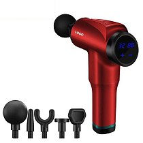 Muscle Massage Gun Sport Therapy Massager Body Relaxation Pain Relief Slimming Shaping Massager With Replacement 5 Heads XA93U