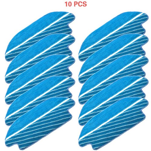 New 5pcs/10pcs Fabric mop inserts for Conga 3490 series robot vacuum cleaner accessories fabric mop insert kit