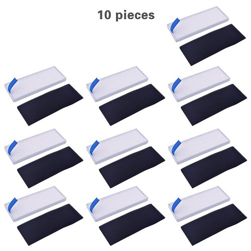 New 6 pieces / 10 pieces Filter screen for 360 S6 sweeping robot vacuum cleaner spare parts kit vacuum cleaner replacement
