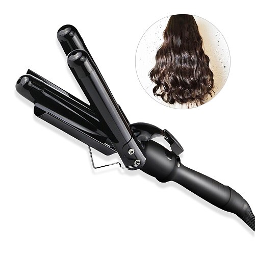 Professional Curling Iron Triple Barrel Hair Curler Waver Ceramic Hair Styler Culers Curl Machine 25mm 32mm Hair Curling Tongs