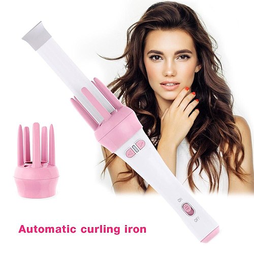 Automatic Rotating Hair Curler Roller Beach Wave Curling Iron Magic Curlers Styling Tools Hair Crimper Iron Curling Wand