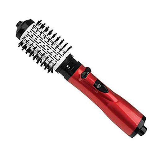 3 In 1 Rotating Brush Hot Air Styler Comb Curling Iron Roll Styling Brush Hair Dryer Blow With Nozzles Round Brush Blower Dryer