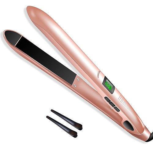 2 in 1 Professional Hair Straightener and Curler Flat Iron Hair Iron Straightening Hair Straight Styler Hair Curler Curling Iron