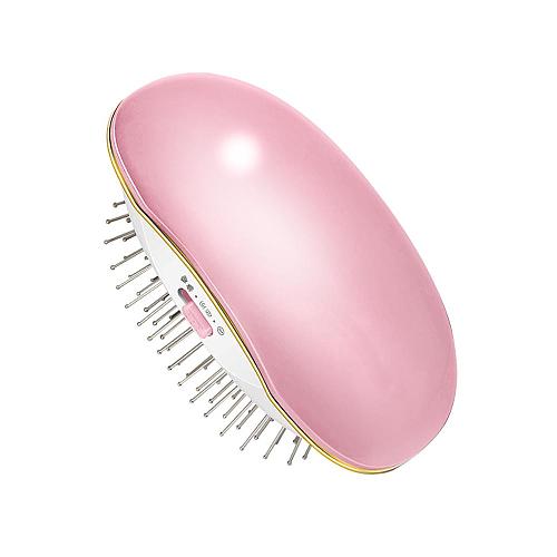 Ionic Hair Brush Mini Portable Hair Straightener Brush Negative Ion Straightening Comb Electric Massage Comb Magic Hairbrush