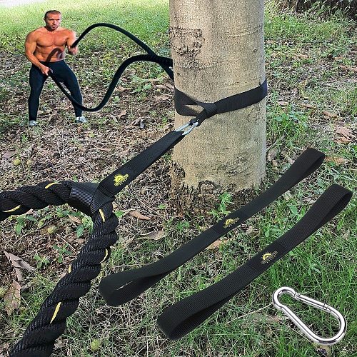 Battle Rope Fitness Anchor Strap Kit Accessoires Sport for Rope Easy Setup Home Gym Outdoor Muscle Workout Equipment