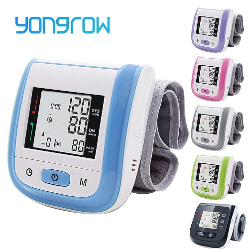 Medical Digital Wrist Blood Pressure Monitor Heart Rate Pulse Meter Measure Sphygmomanometer PR