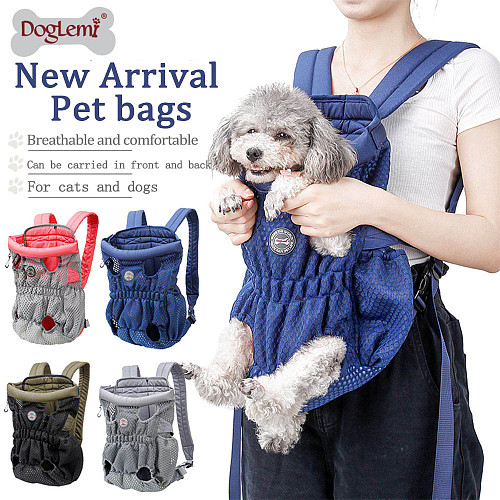 Pet dog carrying backpack travel Shoulder large Bags carrier Front Chest Holder for puppy Chihuahua Pet Dogs Cat accessories #FS