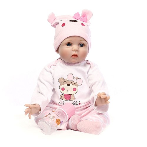 40CM Silicone Reborn Boneca Realista Fashion Baby Dolls Kids Birthday Gift Bebes Reborn Dolls For Girls Toys