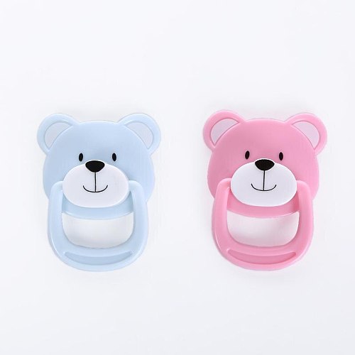 Hot -selling lovely reborn supply magnet pacifier/ dummy bear pacifier for reborn baby dolls