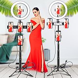 10 inch ring light with tripod LED Ring Light Selfie Ring Light with Stand for Youtube Makeup Video Live Lighting Photography