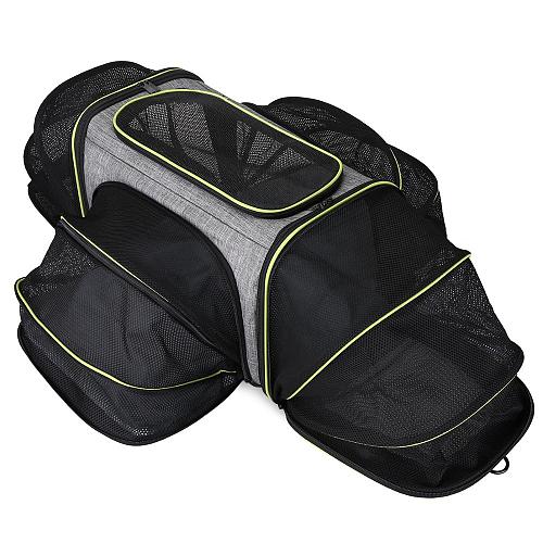 Pet Carriers Four Sides Expanded Dog Carriers Pet Car Travel Bag Expandable Pet Cat Puppy Dog Bag Slings Tote For Small Animals