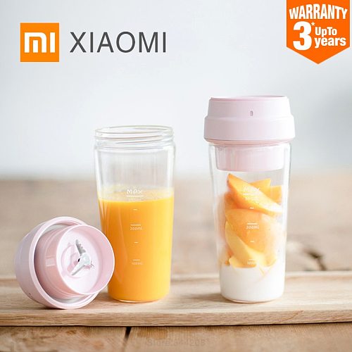 XIAOMI MIJIA 17PIN Star Fruit Cup Small Portable blender Juicer mixer food processor 400ML Magnetic charging 30 Seconds Of Quick