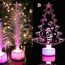 Hot Merry LED Color Changing Mini Christmas Xmas Tree Home Table Party Decor Charm Perfect Present
