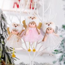 Merry Christmas Ornaments Christmas Angel Elf White Christmas Decorations For Tree Toy Xmas Decor Swiateczne New Year 2020 Natal