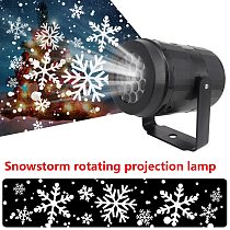 New LED Snow Light White Blizzard Projector Christmas Atmosphere Holiday Family Party Special Light Outdoor Christmas Light  F4