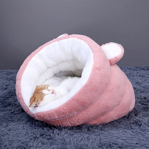 Cat Bed Pet House for Cats Products for Pets Soft Cat Dog Bed For Small Dogs Winter Warm Sleeping Beds Puppy Kitten Nest