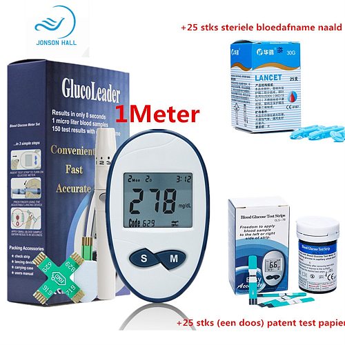 For Measuring Sugar In Blood Glycercimeter Glyccosis Mediator In Blood With Diabetic Test Strips For Glucometro Diabetes