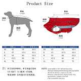 Waterproof Pet Dog Clothes Jacket Coat Winter Soft Warm Fleece Retriever Thickening Cotton Dog Clothes For Medium Large Dogs