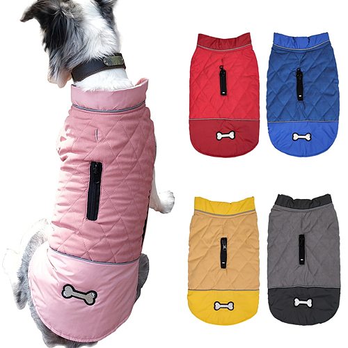 Dog Clothes Waterproof Pet Coat Jackets Warm Down Jacket Winter Coat Hoodies Clothing for Small Puppy Medium Big Dogs #LR3
