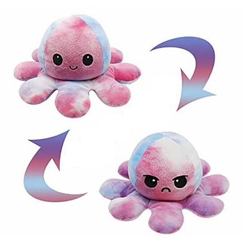 30 Colors Mascot Soft Simulation Two-side Doll Kids Emotional Epression Double-sided Flip Plush Toy Children Birthday Toys