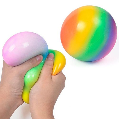 Fidget Toys Change Colour Soft Foam TPR Squeeze Balls Toys for Kids Children Adults Stress Relief Funny Toys Stress Relief (Wholesale Support)
