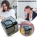 Square Decompression Spinning Top Dice Cube Anti-Anxiety Fingertip Toys Hand Fidget Spinner Early Learning Vent Toys Desktop Toy