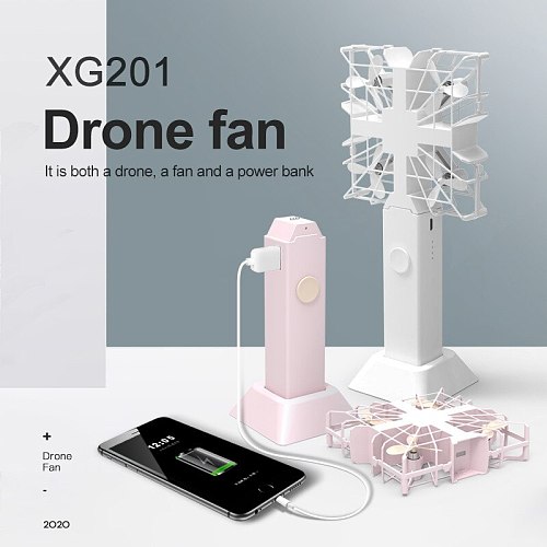 Multifunctional Electric Fan Drone Toys UAV Remote Control Aerial Photography RC Quadcopter Aircraft With Lamp Charger Kids Toys