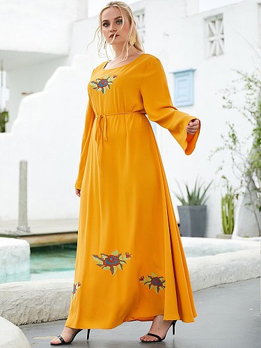 2021 Abaya Dubai Turkey Muslim Fashion Long Dress Ramadan Eid Mubarak Islam Dresses For Women Caftan Marocain Robe Longue Femme