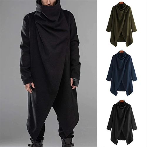 Men Top Coat Jubba Thobe Muslim Fashion Cloak Windbreaker Islamic Clothing Turkey Kaftan Caftan Saudi Arabia Dubai Cardigan Man