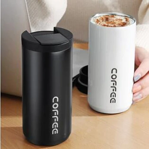 New 350/500ml Travel Coffee Mug Double Stainless steel Coffee Thermos Mug Portable Car Vacuum Flasks Thermo Cup Water Bottler
