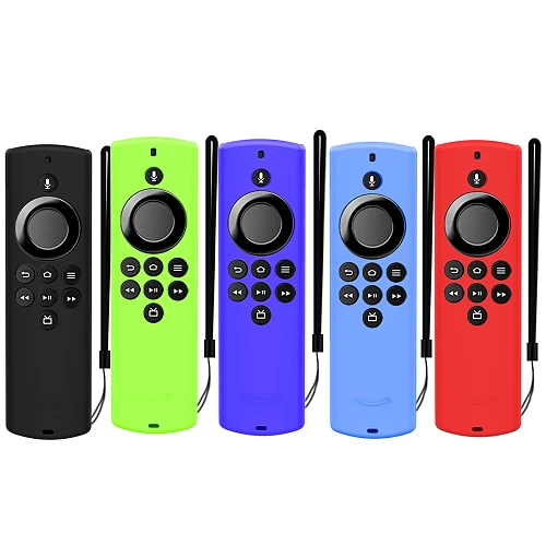 Silicone Remote Control Case For Amazon Alexa Voice Remote Lite For Fire TV Stick Soft Washable TV Remotes Control Protector
