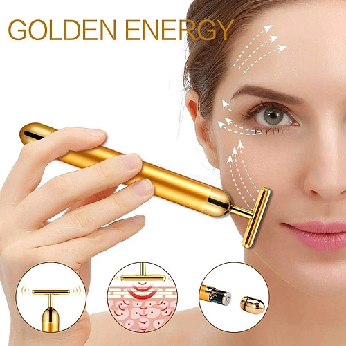 Energy Beauty Bar Slimming Face Massage Tool Facial Beauty Roller Vibration Massager Stick Lift Skin Tightening Wrinkle Bar