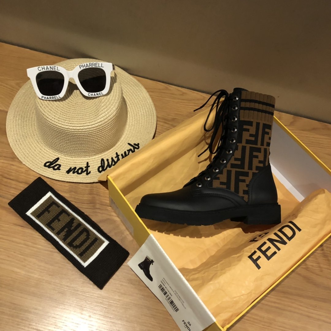 fendi martin boots