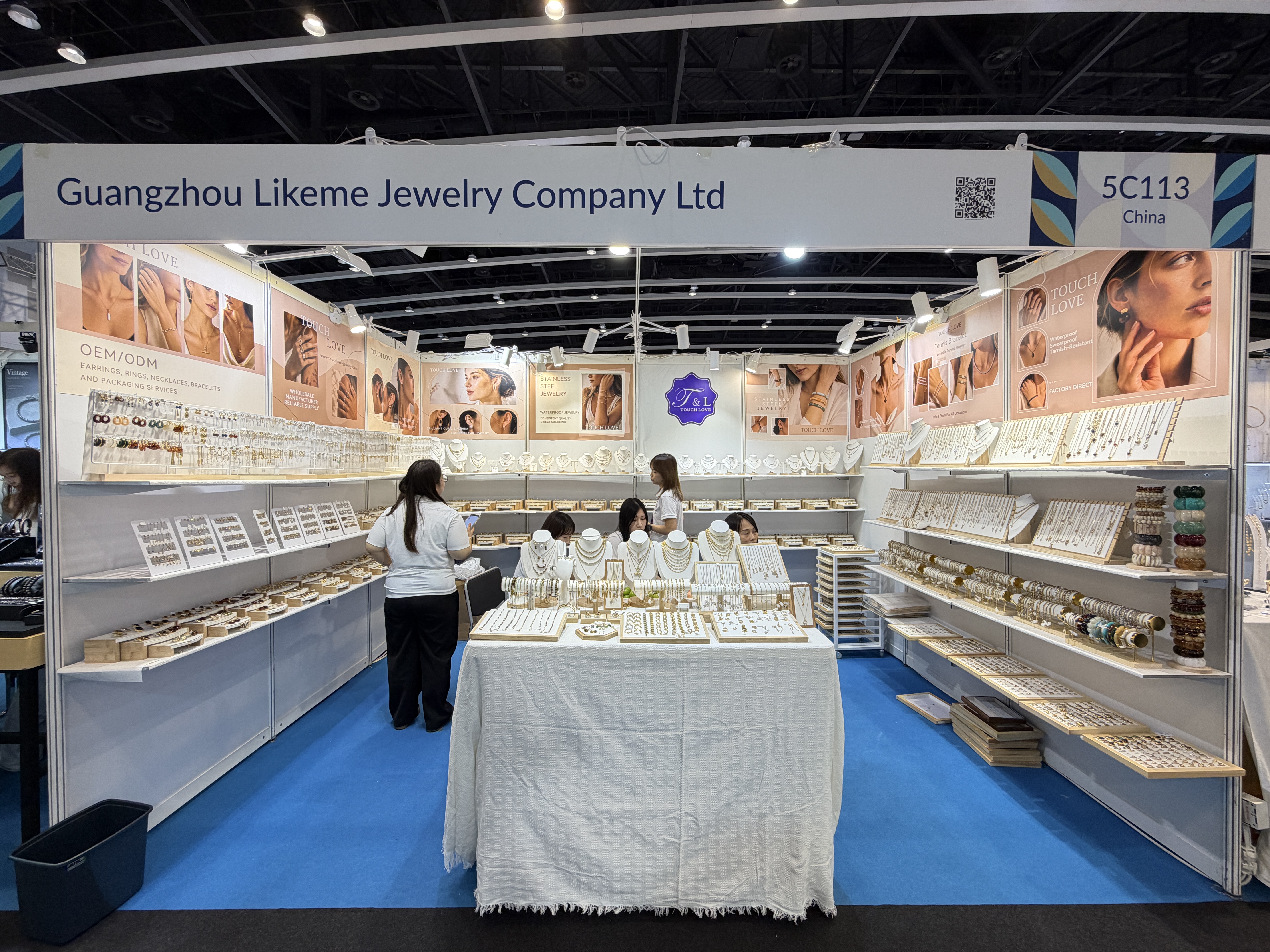 Touchlove Jewelry exhibition booth at SEASONS Autumn Hong Kong 2026