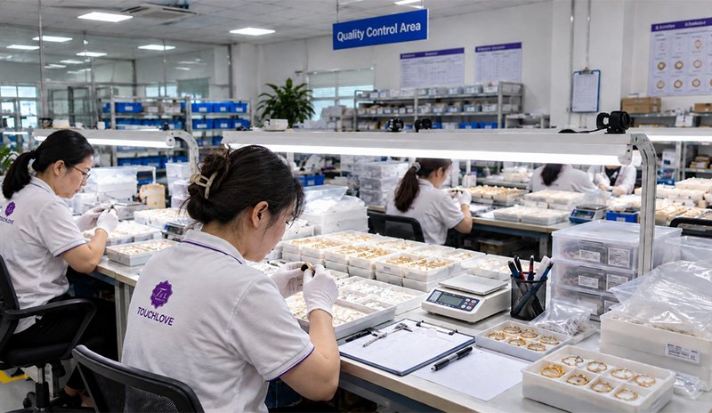 Touchlove Jewelry quality inspection area