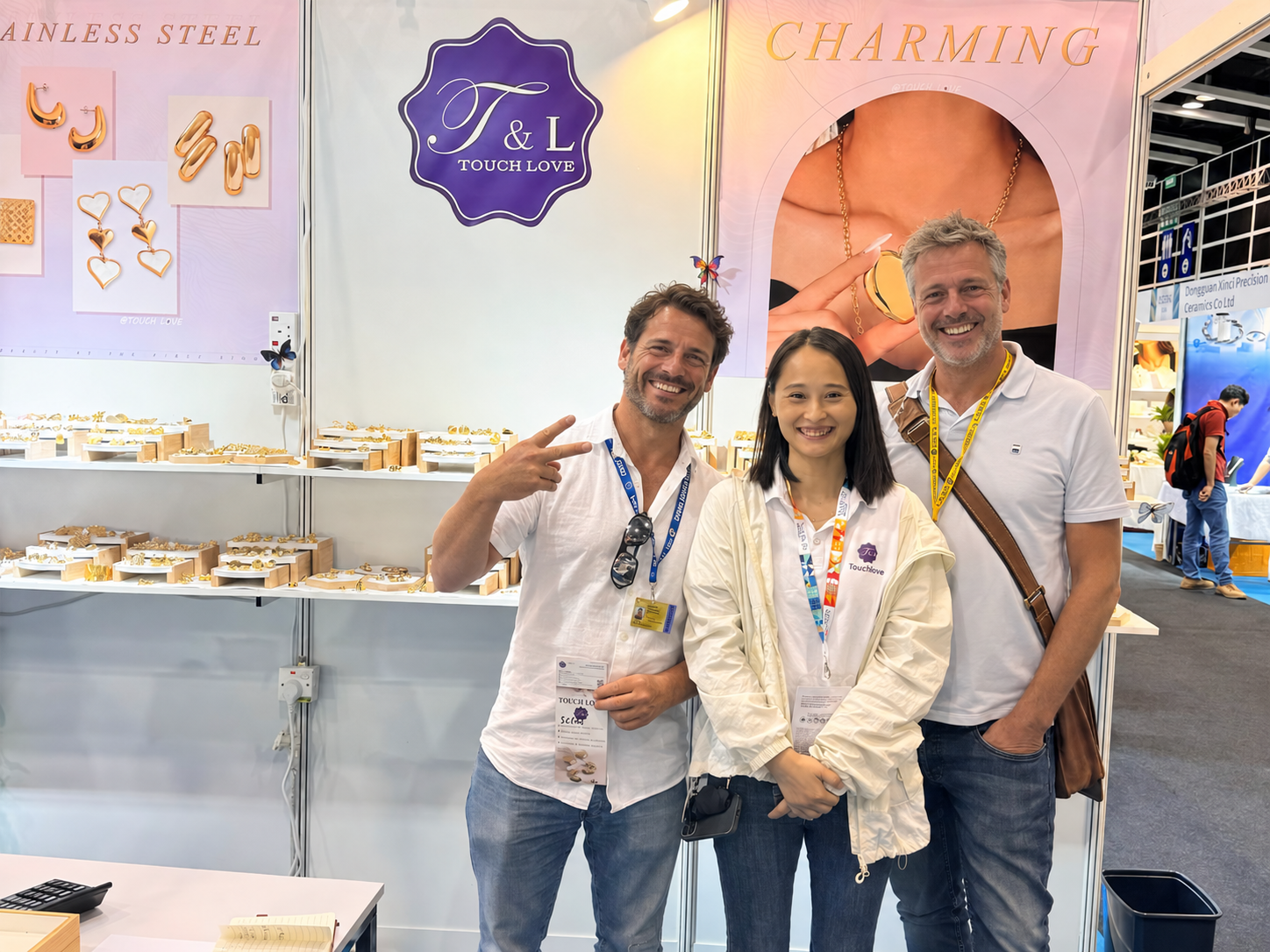 Touchlove Jewelry meeting international buyers at Hong Kong fashion jewellery fair 2024