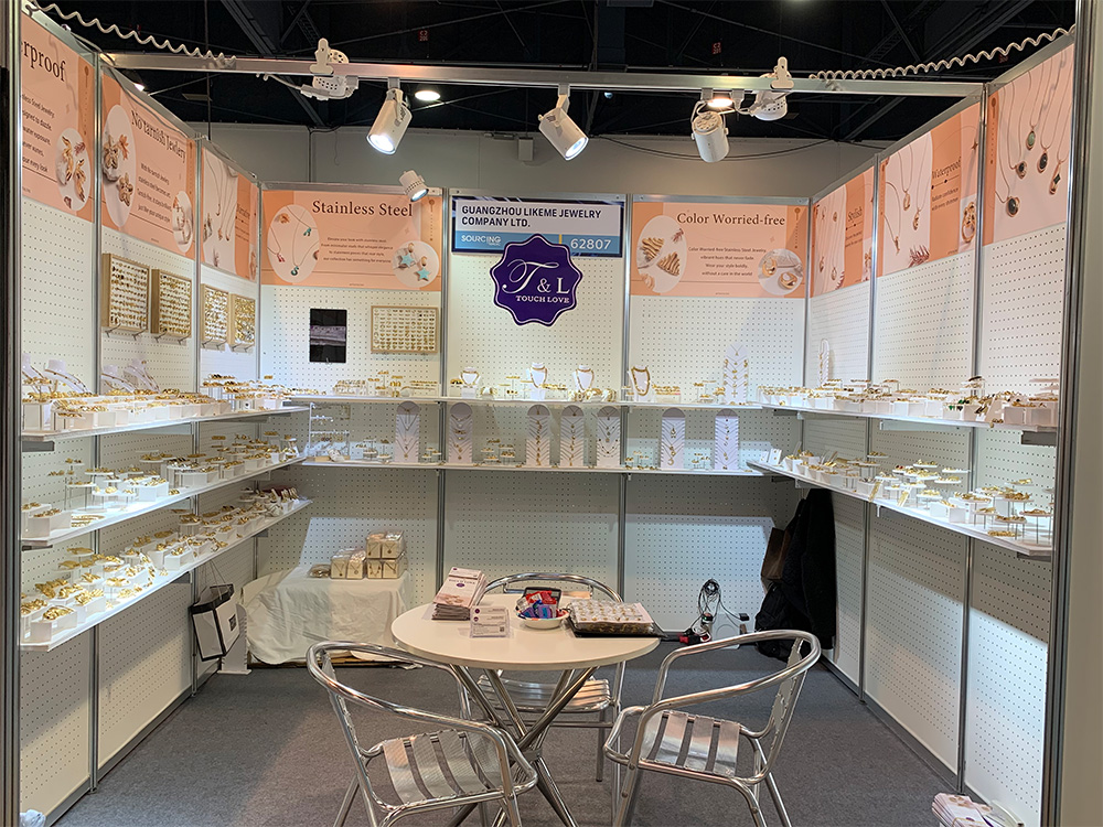 Touchlove Jewelry exhibition booth at SOURCING at MAGIC Las Vegas 2025