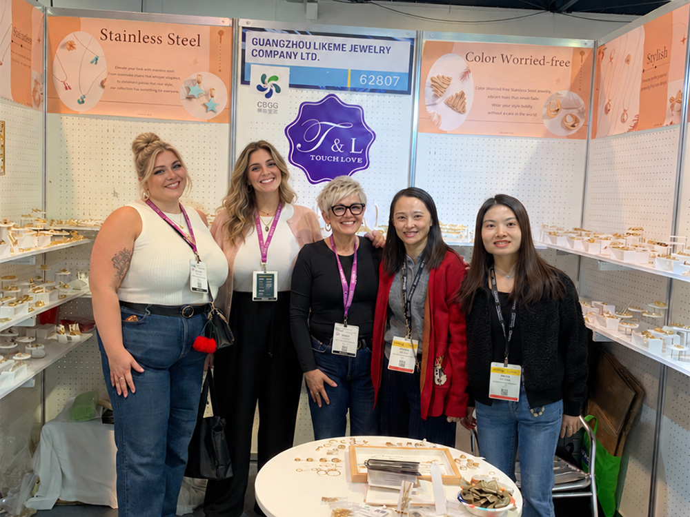 Touchlove Jewelry buyer visit at SOURCING at MAGIC Las Vegas 2025