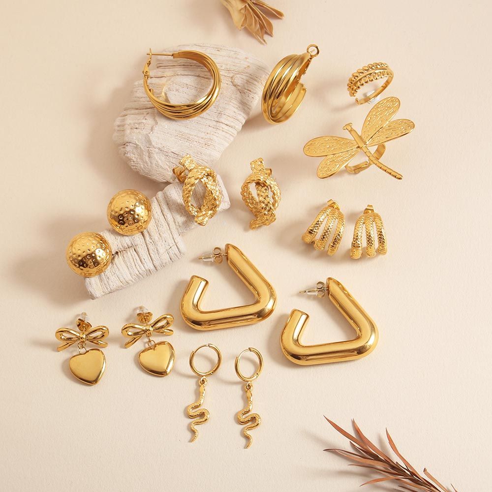 Stainless Steel Earrings Collection by Touchlove Jewelry