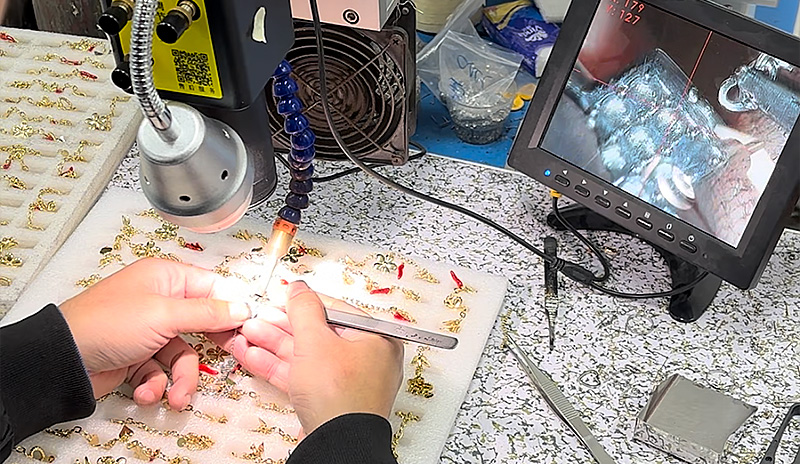 Touchlove Jewelry stainless steel jewelry welding and assembly process